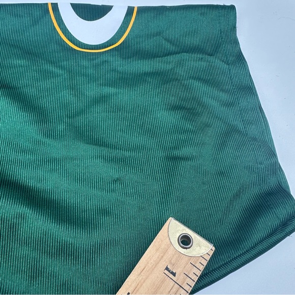 Green Bay Packers Football Jersey Men's Medium Green Aaron Rodgers NFL Team READ - Picture 4 of 11